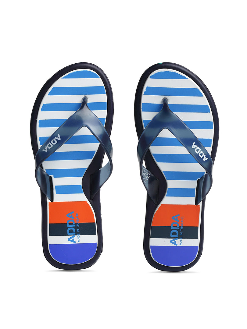 ADDA MIST Stripes Thong Flip-flop For Women