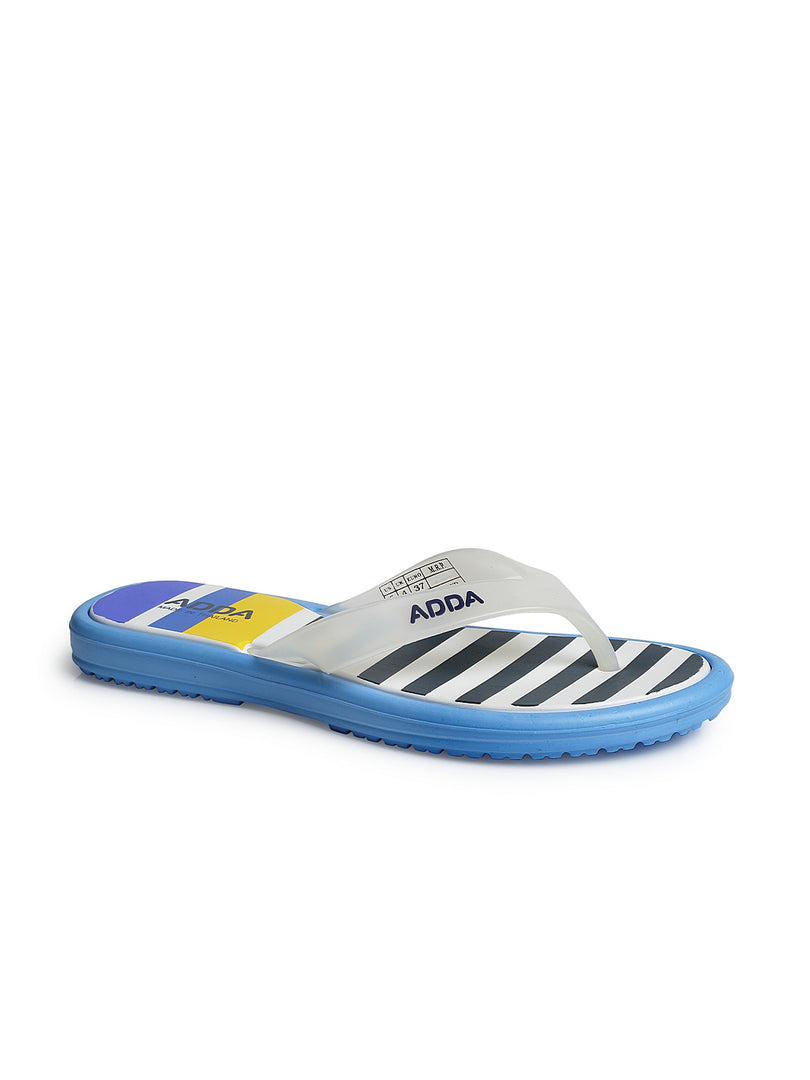 ADDA MIST Stripes Thong Flip-flop For Women