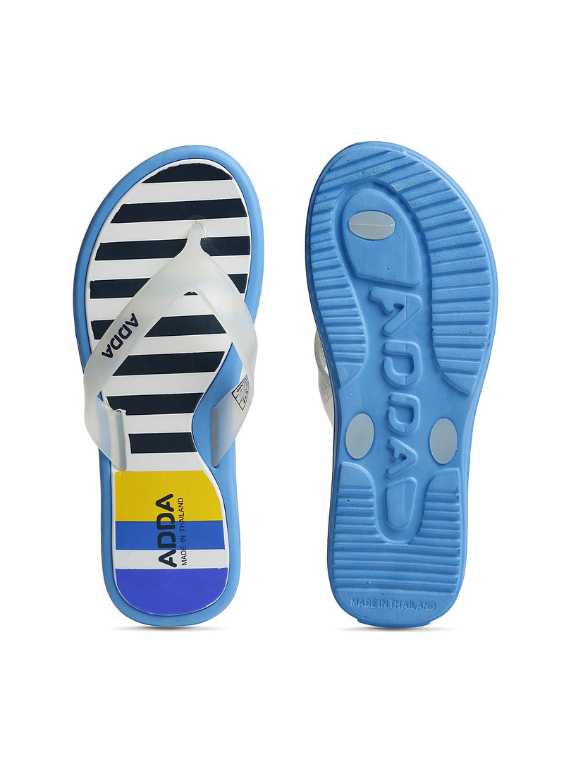 ADDA MIST Stripes Thong Flip-flop For Women