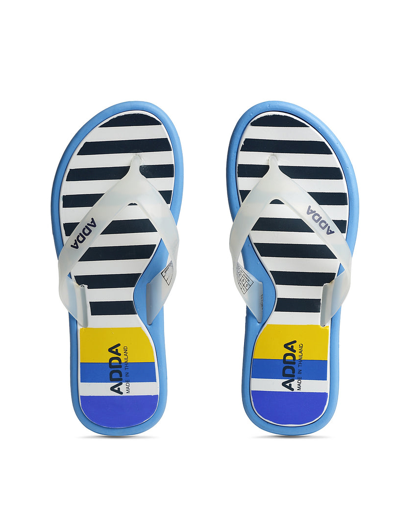 ADDA MIST Stripes Thong Flip-flop For Women