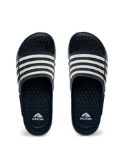 ADDA NEXT GEN Stripes Slide For Men