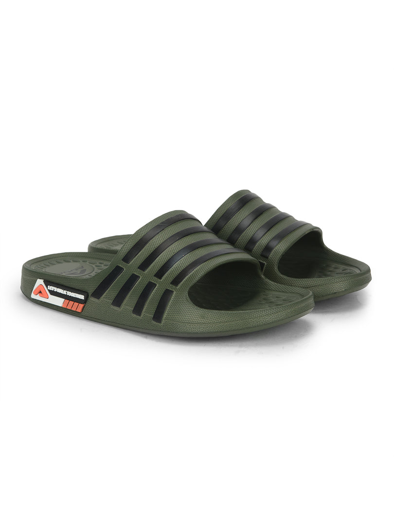 ADDA NEXT GEN Stripes Slide For Men