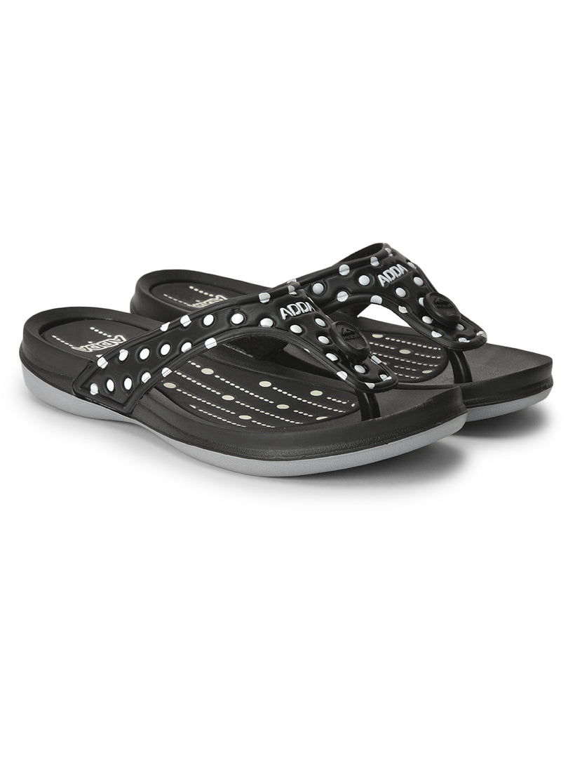ADDA POLKA Polka-dot Thong Flip-flop For Women