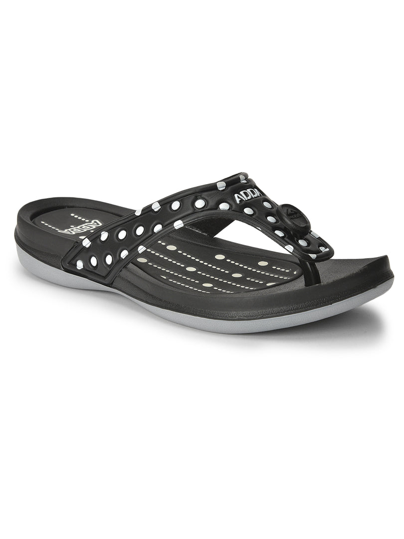 ADDA POLKA Polka-dot Thong Flip-flop For Women