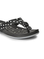 Load image into Gallery viewer, ADDA POLKA Polka-dot Thong Flip-flop For Women
