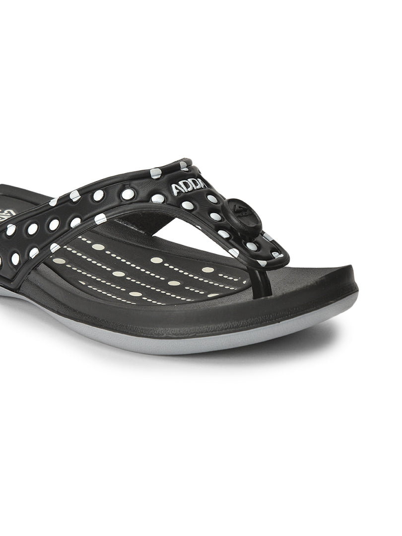 ADDA POLKA Polka-dot Thong Flip-flop For Women