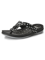 Load image into Gallery viewer, ADDA POLKA Polka-dot Thong Flip-flop For Women
