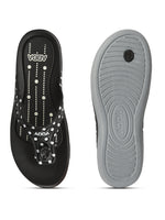 Load image into Gallery viewer, ADDA POLKA Polka-dot Thong Flip-flop For Women
