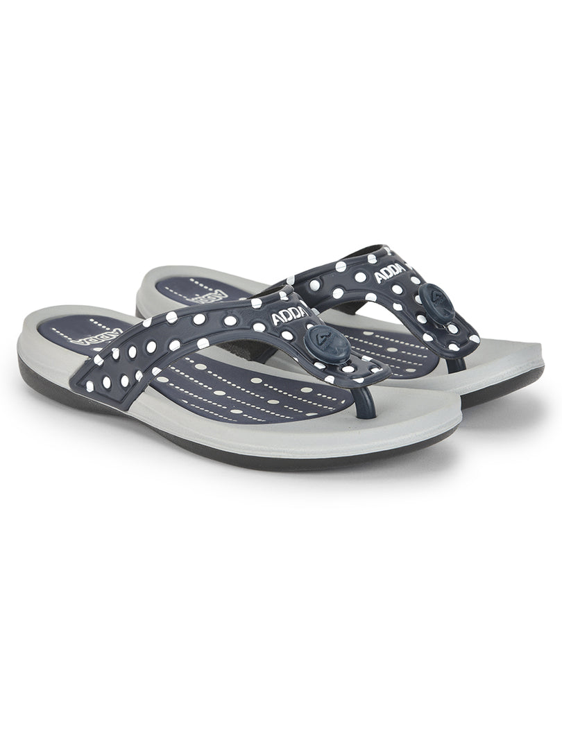 ADDA POLKA Polka-dot Thong Flip-flop For Women