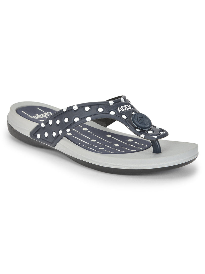 ADDA POLKA Polka-dot Thong Flip-flop For Women