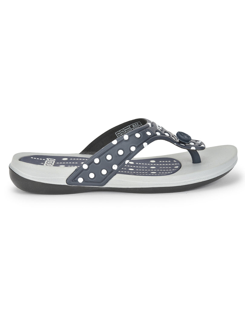 ADDA POLKA Polka-dot Thong Flip-flop For Women