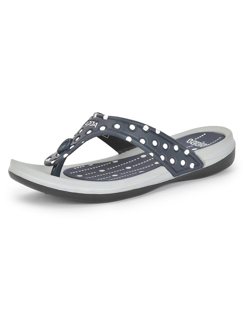 ADDA POLKA Polka-dot Thong Flip-flop For Women