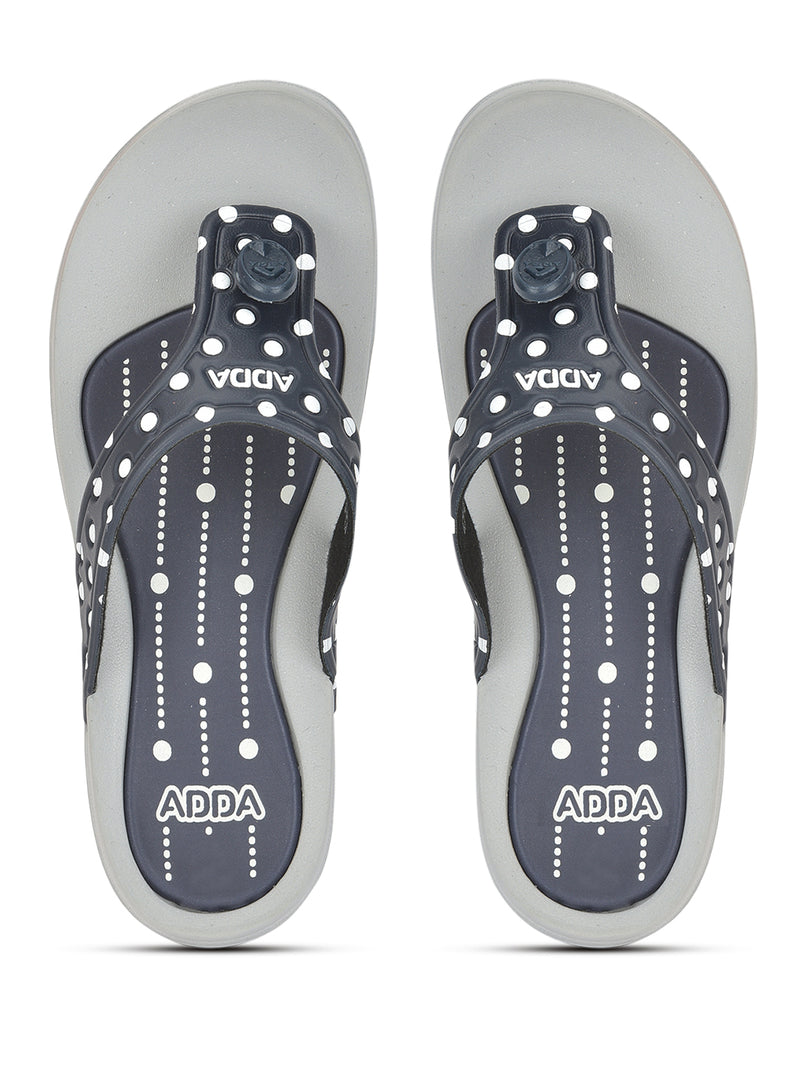 ADDA POLKA Polka-dot Thong Flip-flop For Women