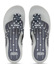 ADDA POLKA Polka-dot Thong Flip-flop For Women