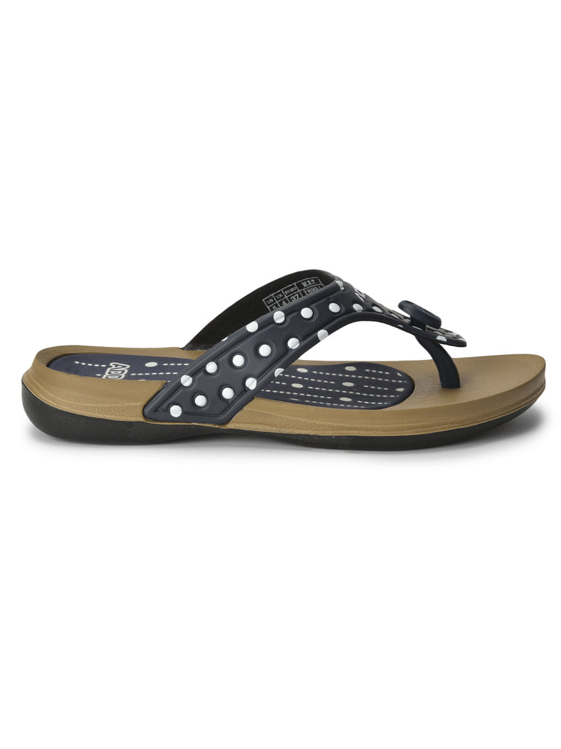 ADDA POLKA Polka-dot Thong Flip-flop For Women