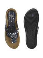 Load image into Gallery viewer, ADDA POLKA Polka-dot Thong Flip-flop For Women
