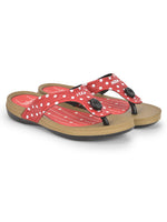Load image into Gallery viewer, ADDA POLKA Polka-dot Thong Flip-flop For Women
