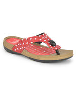 Load image into Gallery viewer, ADDA POLKA Polka-dot Thong Flip-flop For Women

