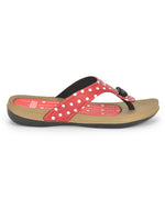Load image into Gallery viewer, ADDA POLKA Polka-dot Thong Flip-flop For Women
