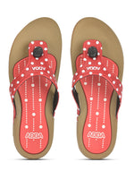 Load image into Gallery viewer, ADDA POLKA Polka-dot Thong Flip-flop For Women
