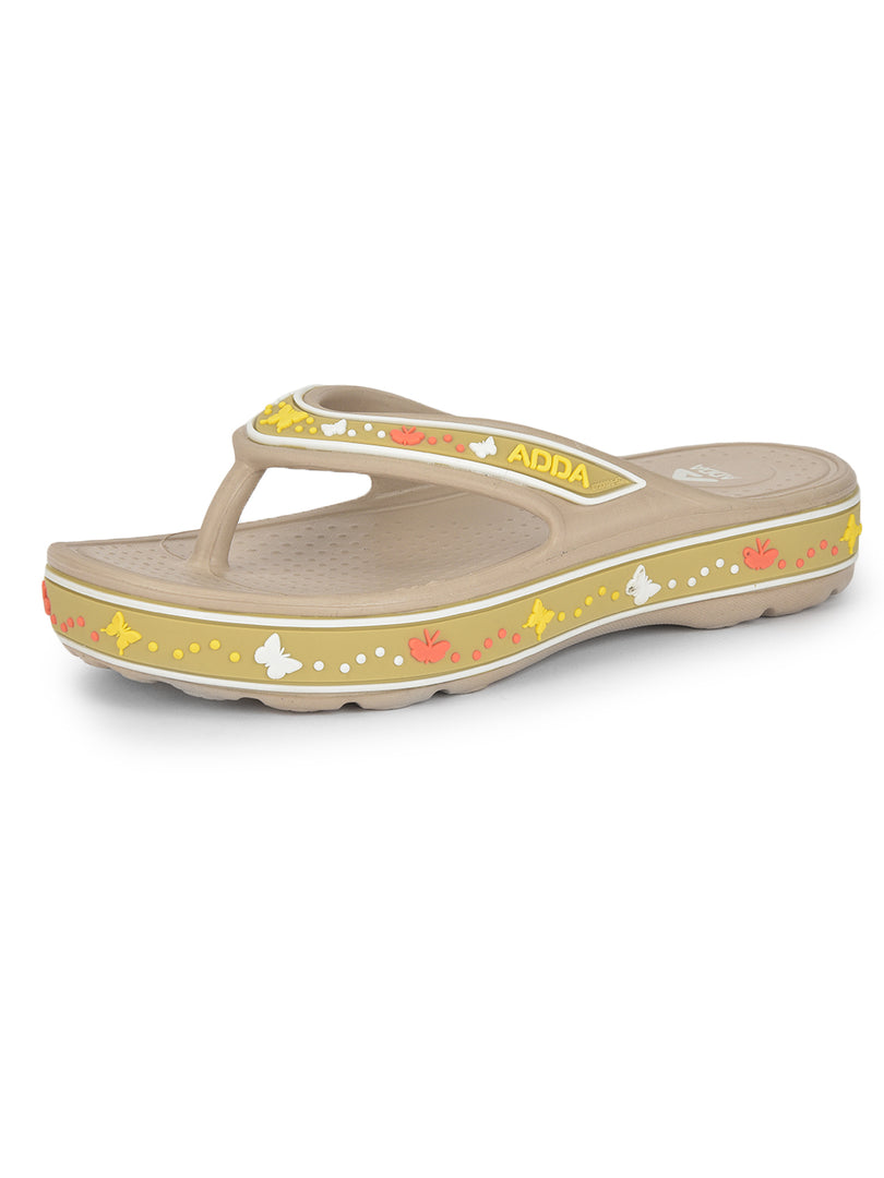 ADDA QUEEN-1 Geometric Thong Flip-flop For Women