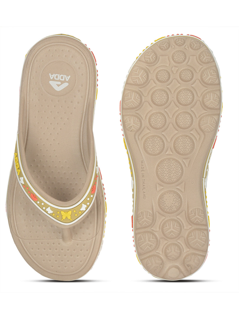 ADDA QUEEN-1 Geometric Thong Flip-flop For Women