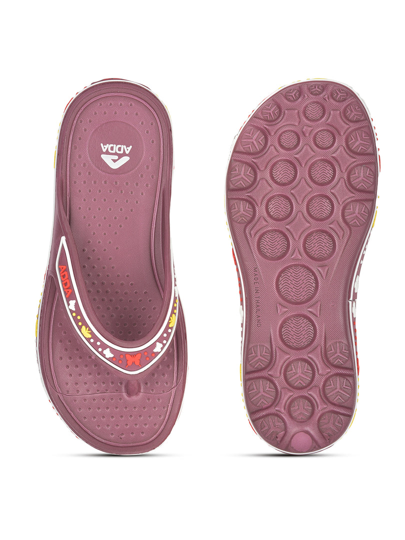 ADDA QUEEN-1 Geometric Thong Flip-flop For Women