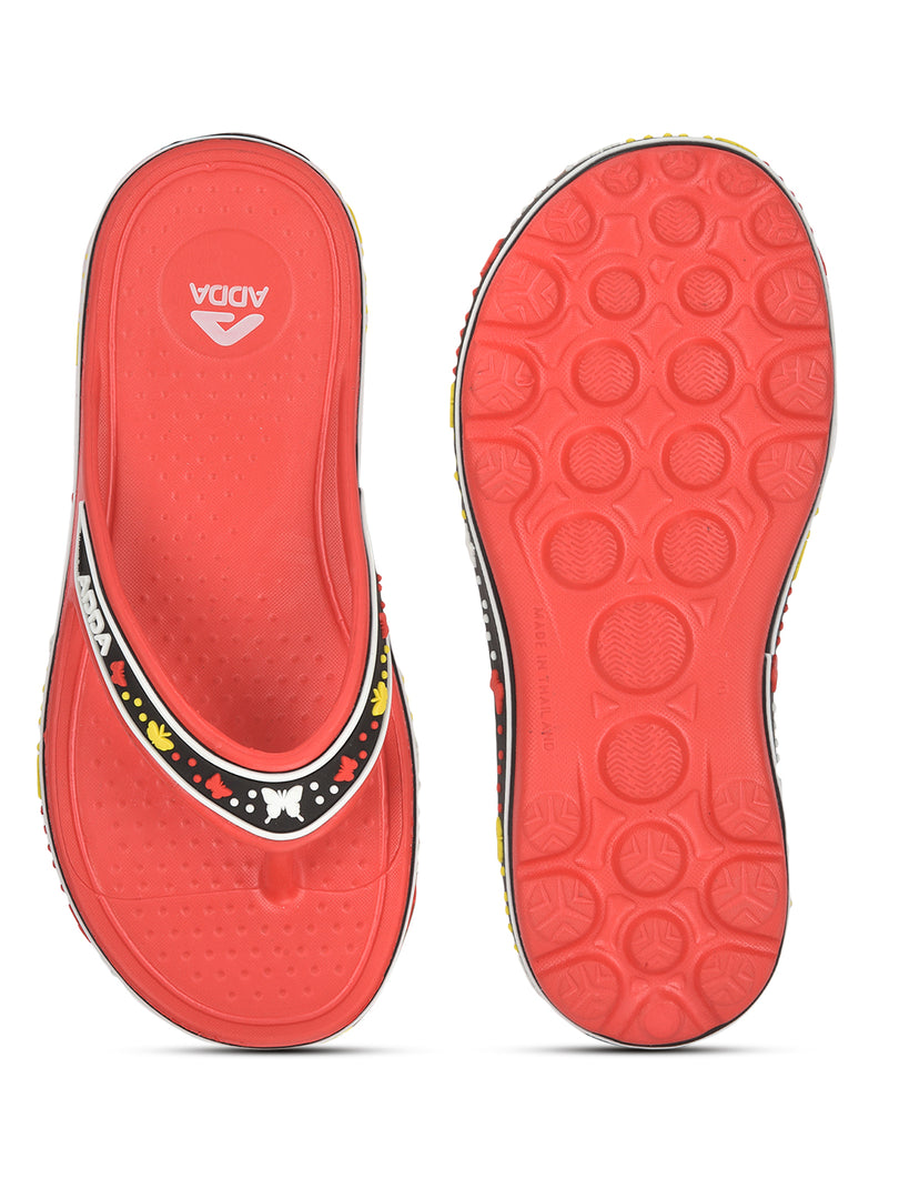 ADDA QUEEN-1 Geometric Thong Flip-flop For Women