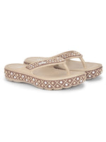 Load image into Gallery viewer, ADDA QUEEN-2 Geometric Thong Flip-flop For Women
