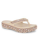 Load image into Gallery viewer, ADDA QUEEN-2 Geometric Thong Flip-flop For Women
