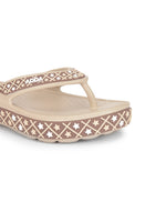 Load image into Gallery viewer, ADDA QUEEN-2 Geometric Thong Flip-flop For Women

