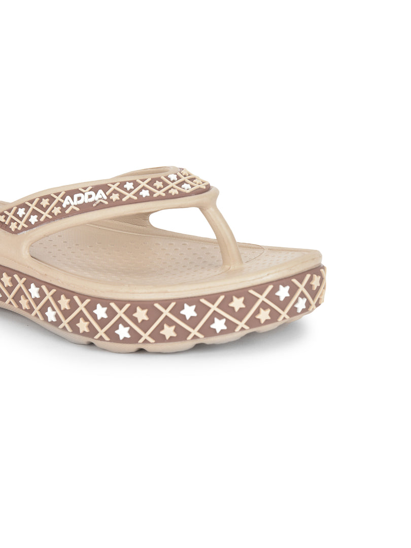 ADDA QUEEN-2 Geometric Thong Flip-flop For Women