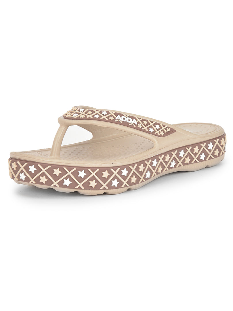 ADDA QUEEN-2 Geometric Thong Flip-flop For Women