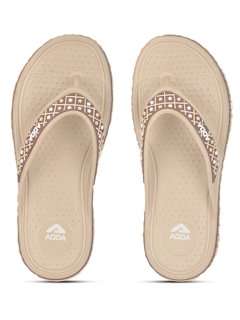 ADDA QUEEN-2 Geometric Thong Flip-flop For Women