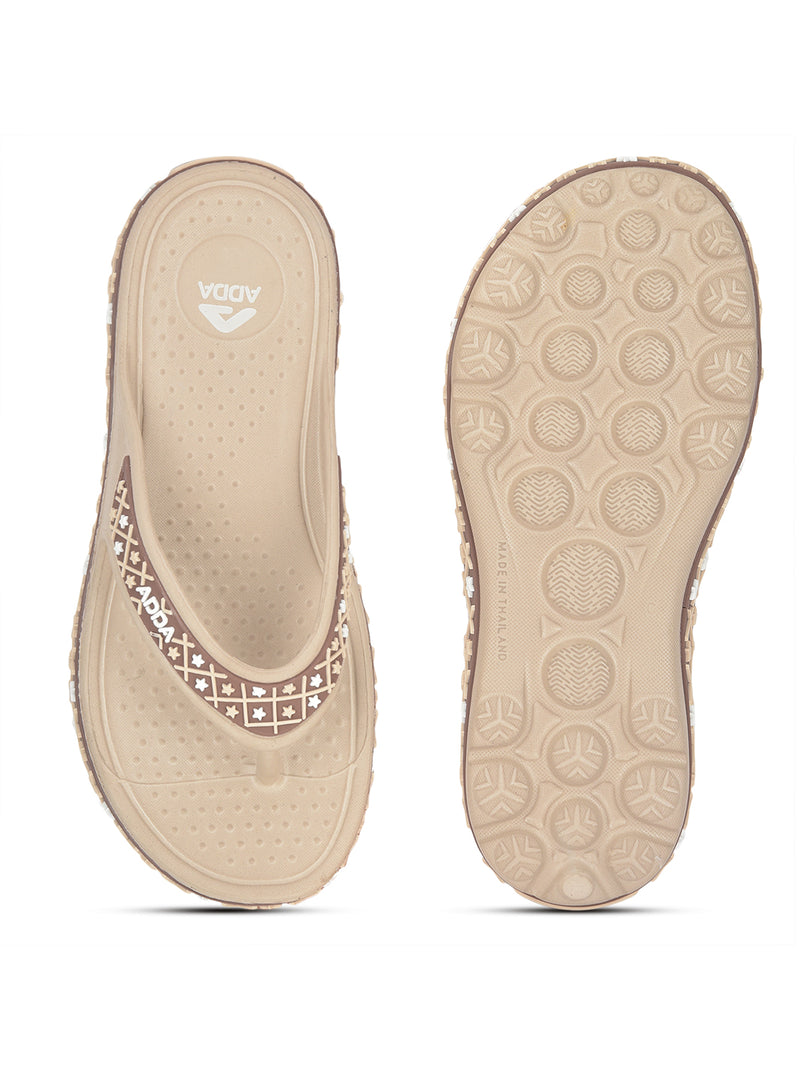 ADDA QUEEN-2 Geometric Thong Flip-flop For Women