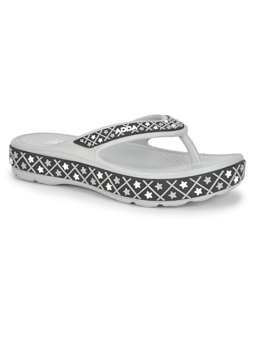 ADDA QUEEN-2 Geometric Thong Flip-flop For Women