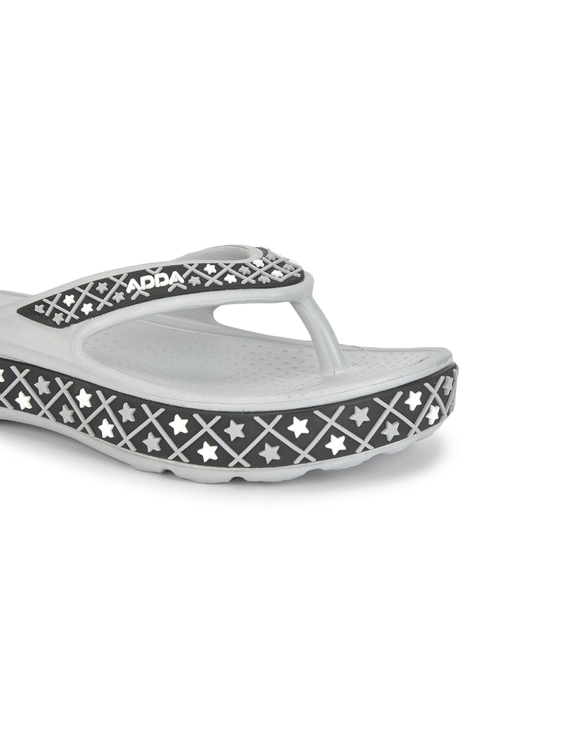 ADDA QUEEN-2 Geometric Thong Flip-flop For Women