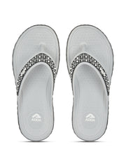 ADDA QUEEN-2 Geometric Thong Flip-flop For Women