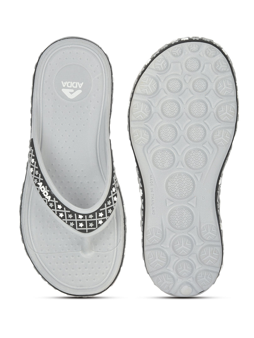 ADDA QUEEN-2 Geometric Thong Flip-flop For Women