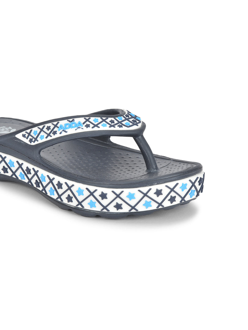 ADDA QUEEN-2 Geometric Thong Flip-flop For Women