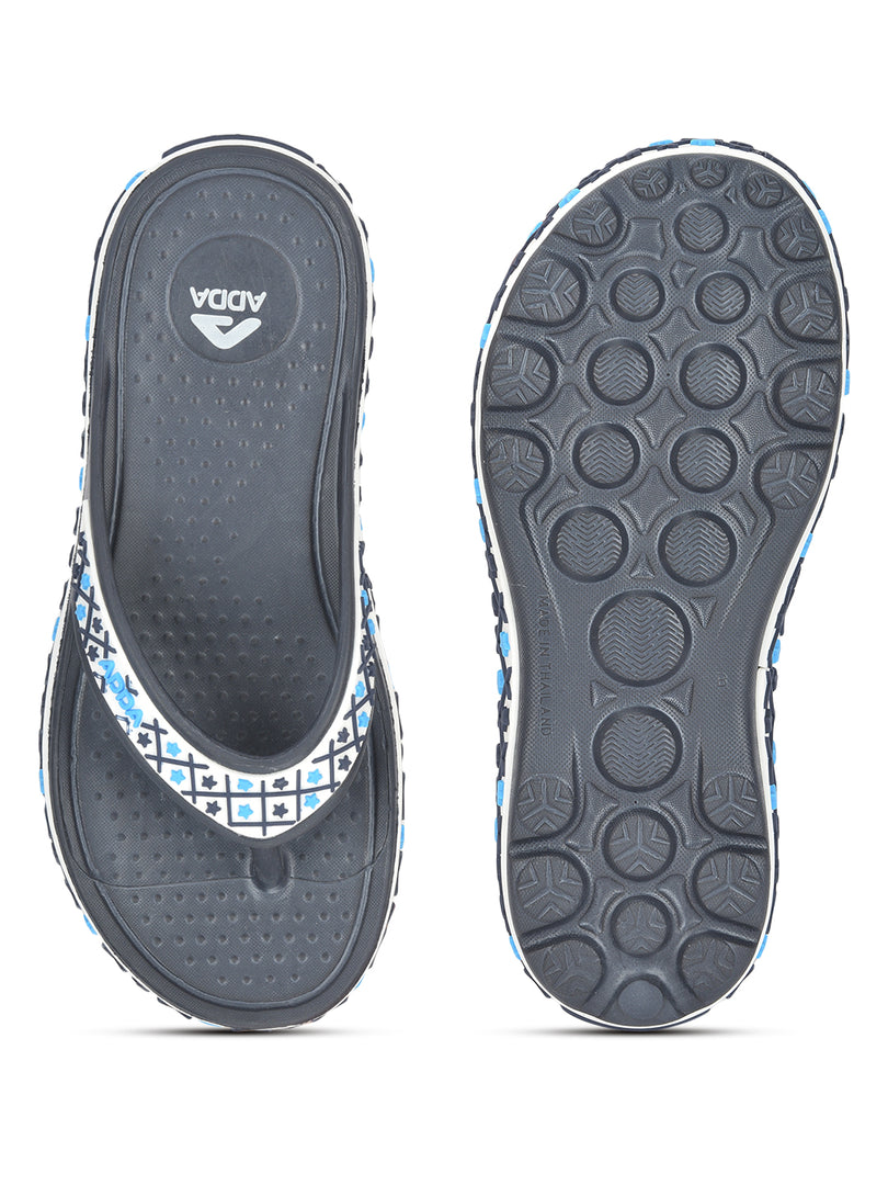 ADDA QUEEN-2 Geometric Thong Flip-flop For Women