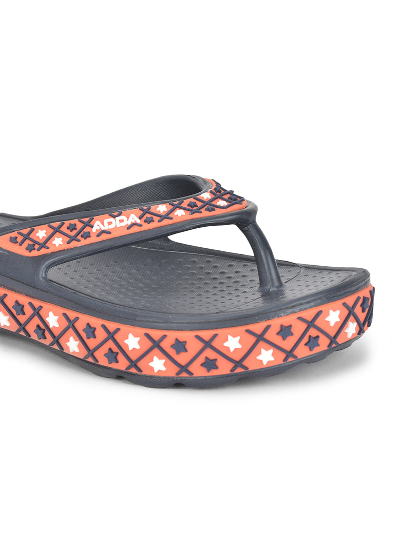 ADDA QUEEN-2 Geometric Thong Flip-flop For Women