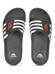 ADDA RANGER-1 Stripes Slide For Men