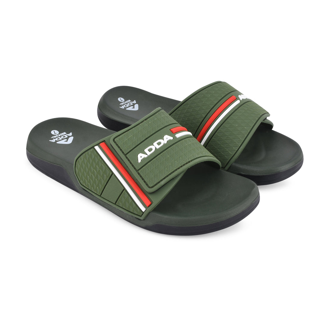 ADDA TRIBER-22 Self Design Slide For Men