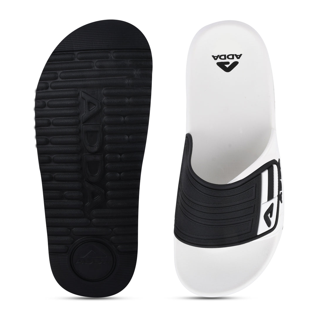 Adda Slides ADDA TRIBER-333 Self Design Slide For Men – The Superkart