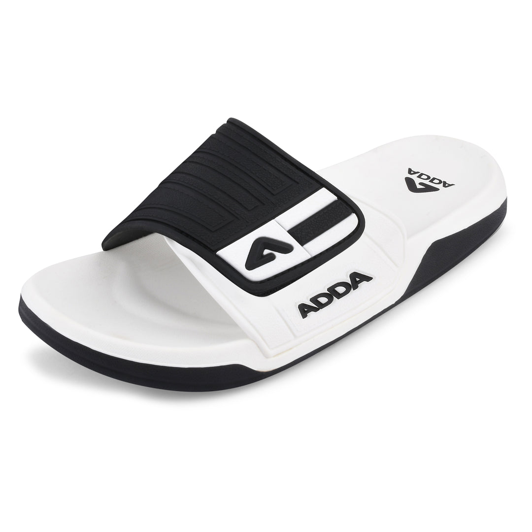 ADDA TRIBER-333 Self Design Slide For Men