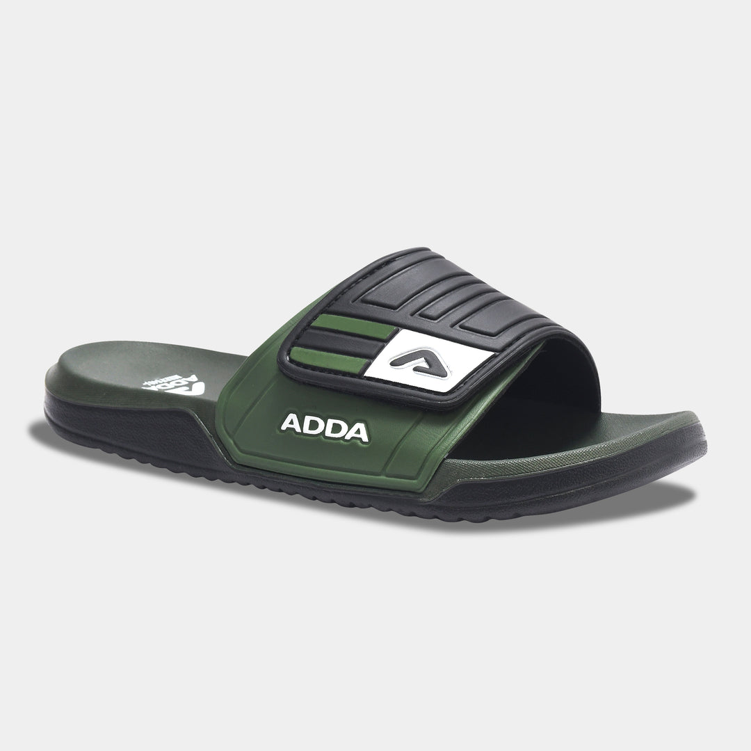 ADDA TRIBER-333 Self Design Slide For Men