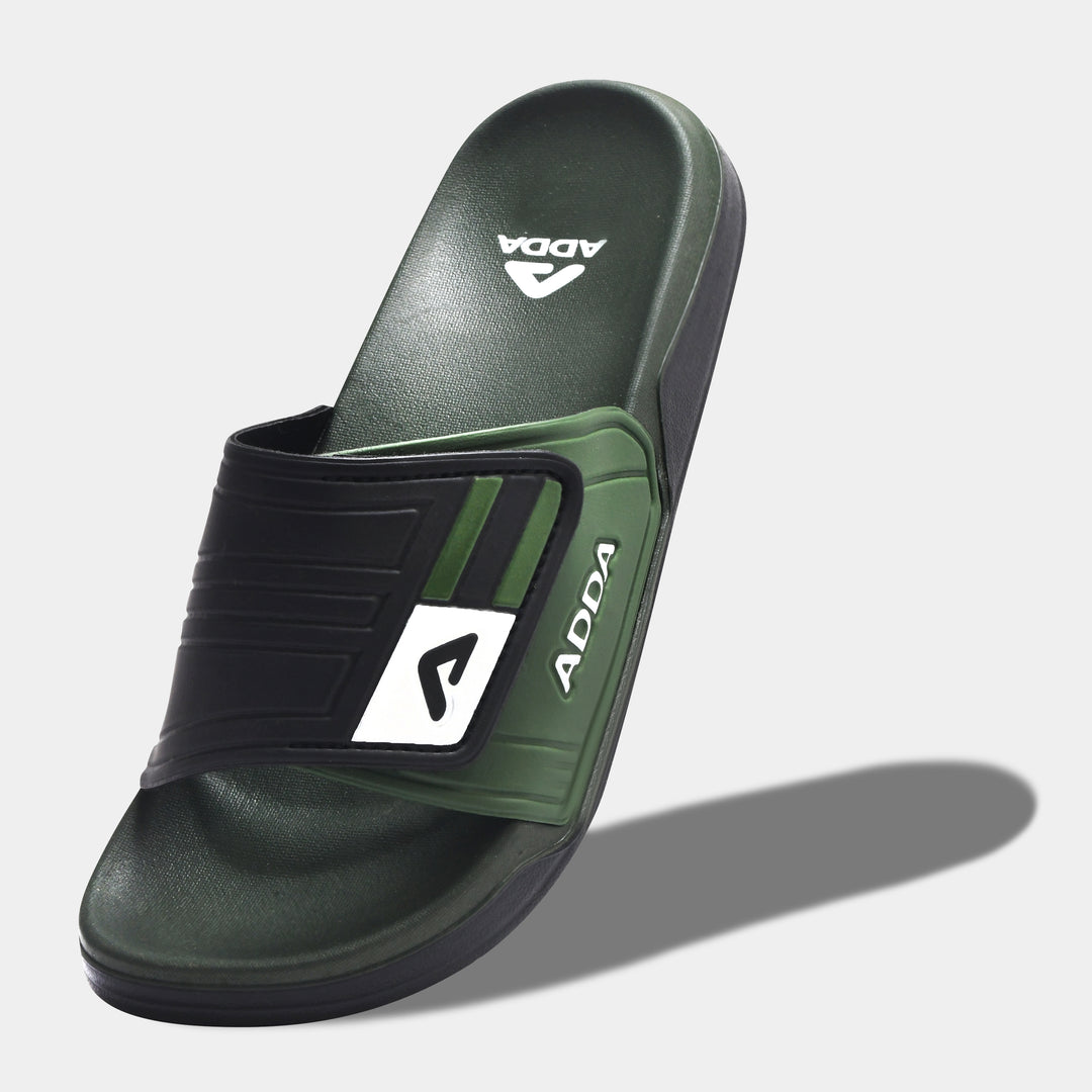 ADDA TRIBER-333 Self Design Slide For Men