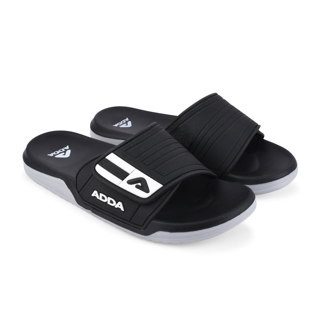 Adda Slides ADDA TRIBER-333 Self Design Slide For Men – The Superkart