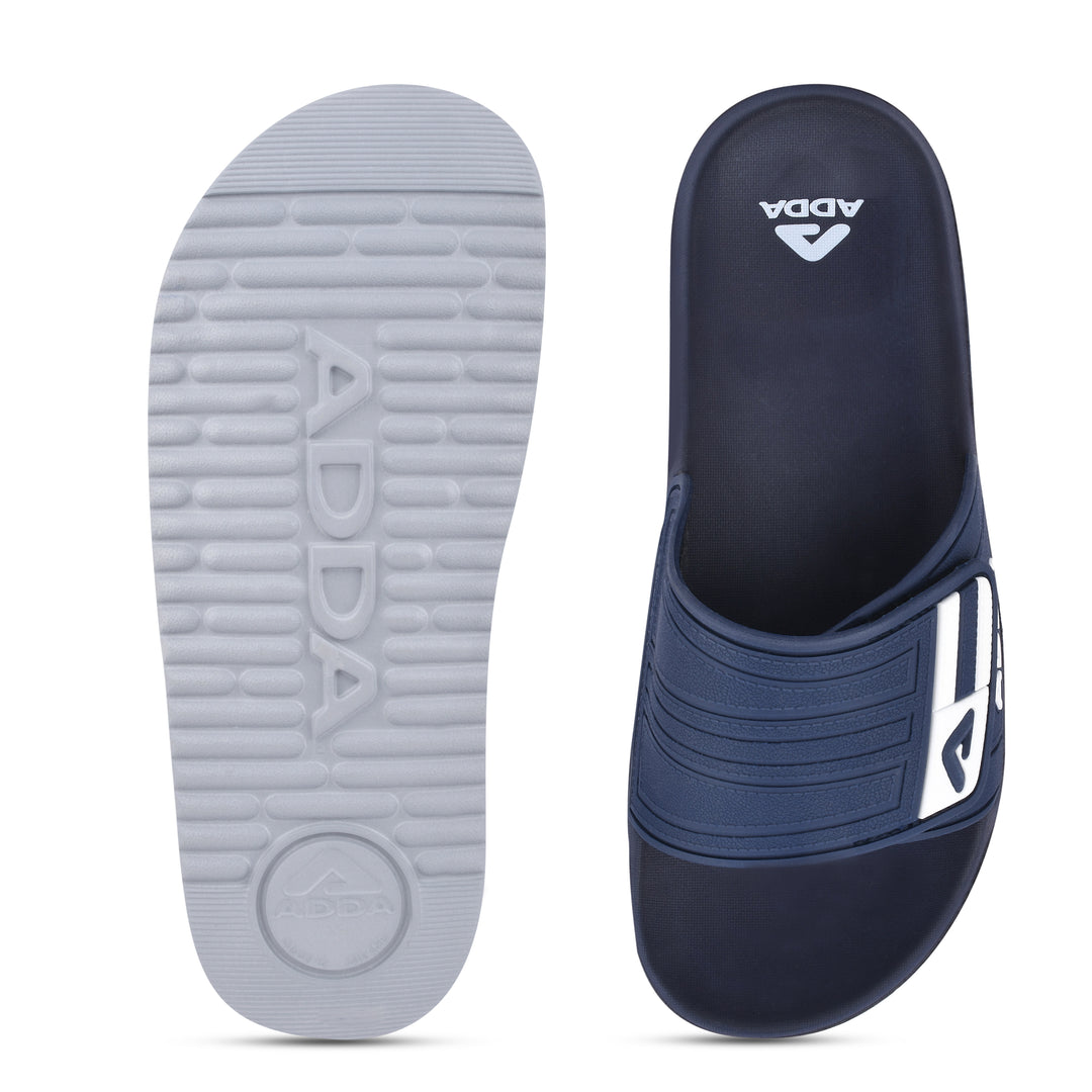 ADDA TRIBER-333 Self Design Slide For Men